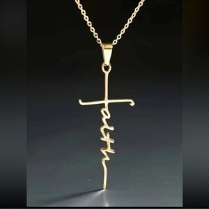 Faith Gold Necklace